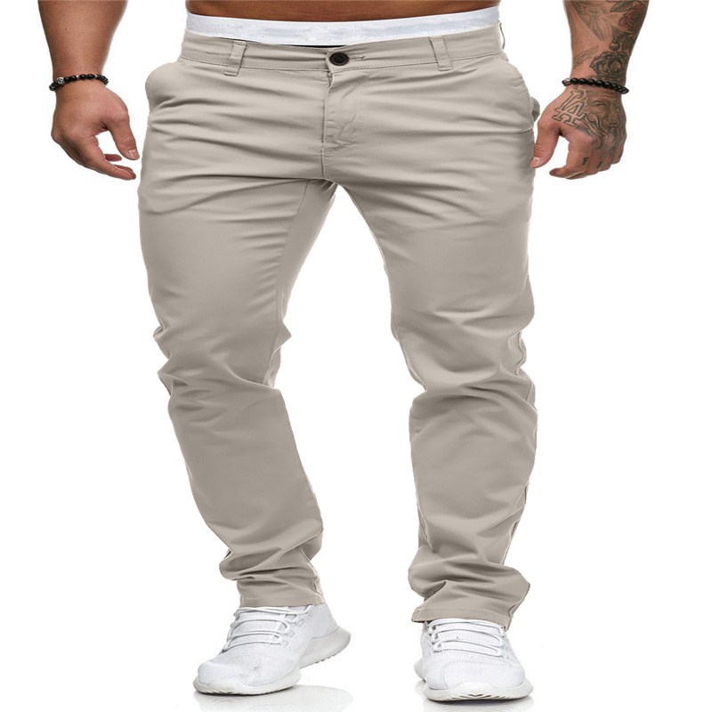2023 Spring and Autumn Men's Jogging Pants Casual Pants Cotton Caution Pants Hong Kong Tide Harlan Youth Ankle Pants Men