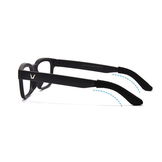 Anti-shedding glasses leg cover non-slip elastic foot cover textile knitted fabric ear hook glasses socks soft non-slip cover