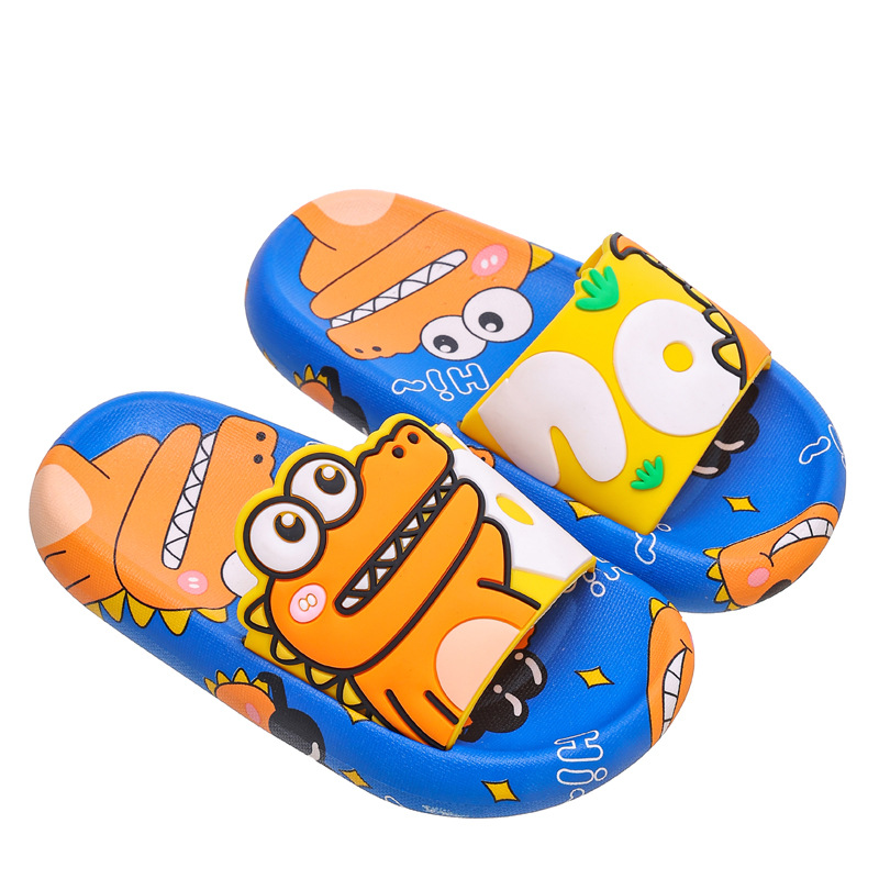 Children's slippers summer boys' cartoon indoor bath non-slip soft bottom girls' cute baby home children's slippers