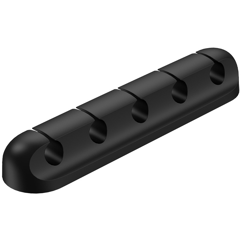 Factory direct data cable storage buckle anti-winding desktop silicone organizer headset Winder car gripper
