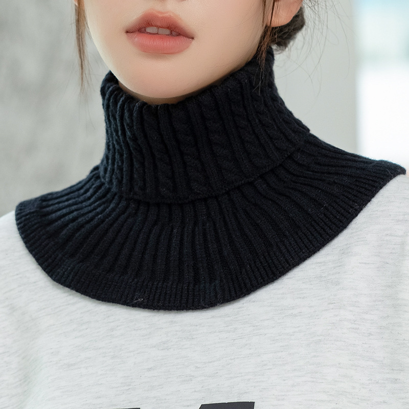 Scarf women's winter cervical collar Korean style versatile warm fashion fake collar new scarf pullover round neck