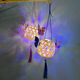 Plastic Tassel Butterfly Lantern-Pink Lantern