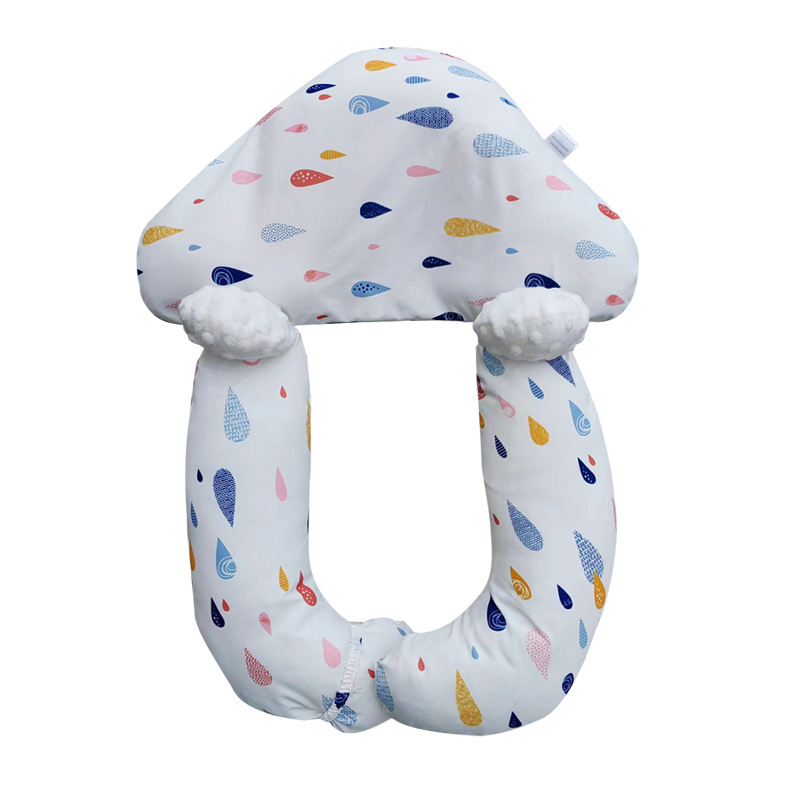 Newborn Baby Stereotype Pillow Baby 0-3 Years Old Children Sleep Security Artifact Pillow Comforts and Corrects Partial Head