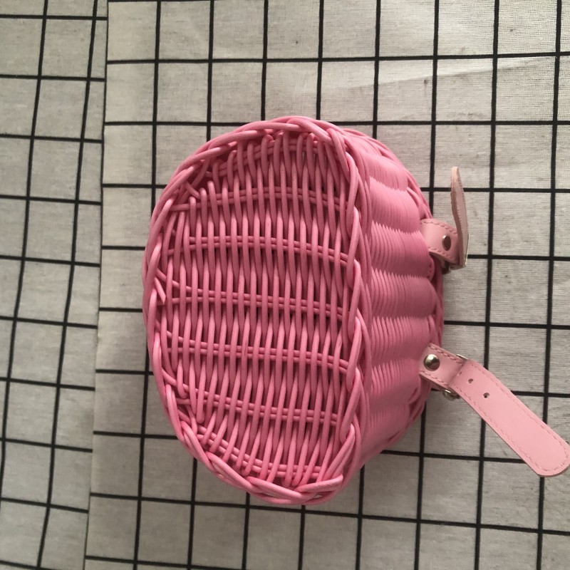 Rattan-like children's bicycle basket Walker balance cart trolley snack storage basket washable