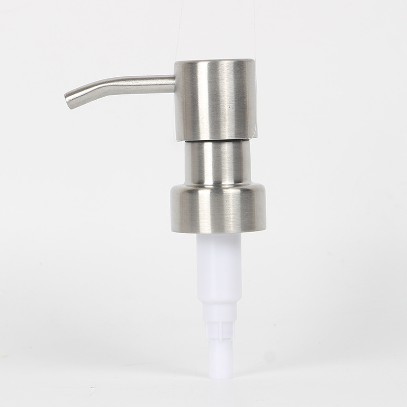 Factory spot new press emulsion bottle pump head 28/400 screw tooth liquid volume 2cc304 stainless steel pump head
