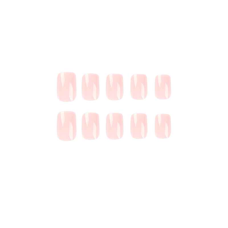 nail wear wholesale simple medium rectangular solid color nail patch wholesale nail patch finished removable nail