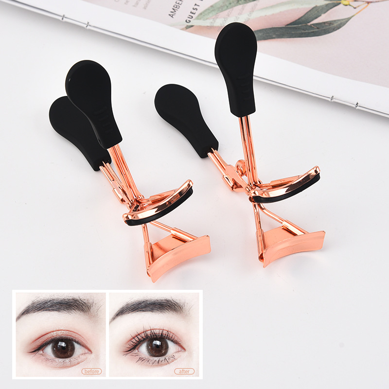 Cold forged steel eyelash curler stainless steel curling eyelash curler wide angle sunflower eyelash curler beauty tool in stock