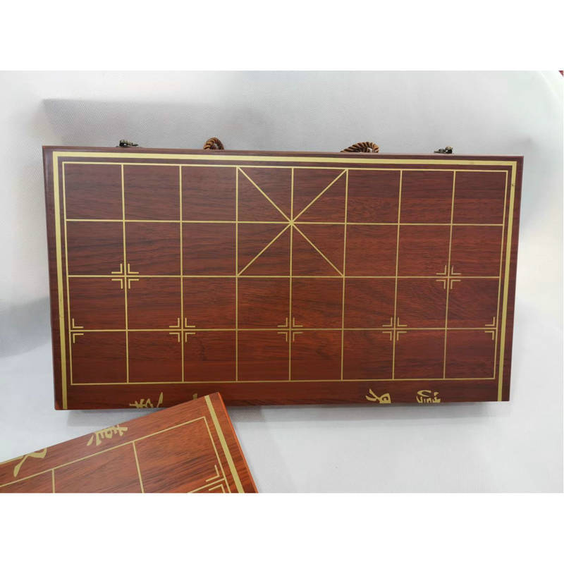 Qiangsheng Large Folding Solid Wood Chinese Chess Institute Training Redwood Chess Wholesale