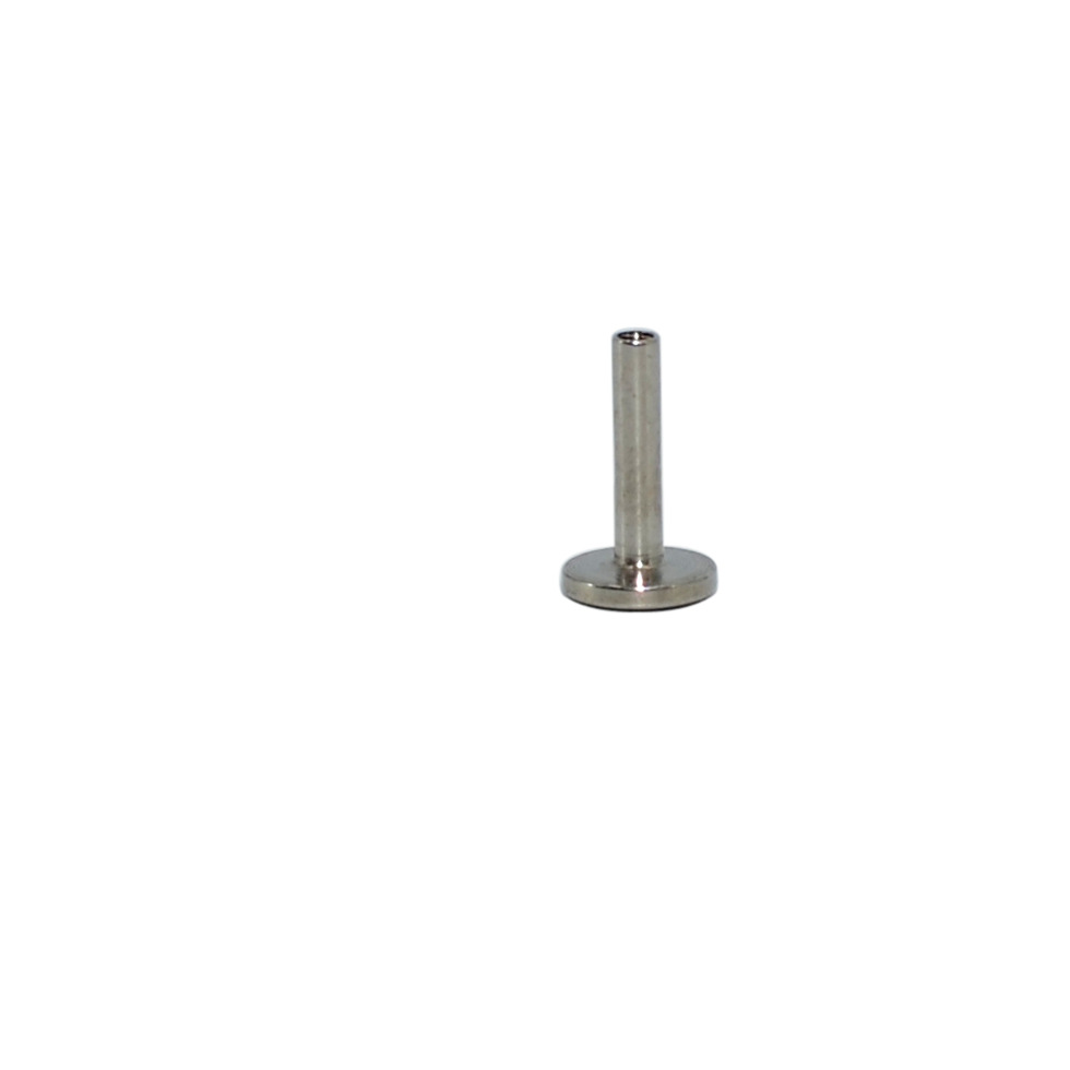 Internal thread lip nail Rod accessories internal thread stainless steel ear studs lip nail flat Rod 1.0 tooth position coarse thread 8-19mm