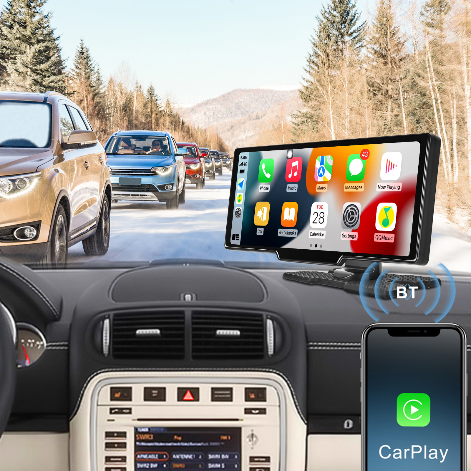 10.26 "Android 13/WiFi Edition Cross-border Car Navigator carplay Car Navigator All-in-One