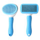 Havo pet self-cleaning comb wholesale cat and dog universal massage comb round soft handle self-cleaning steel needle brush hair removal comb