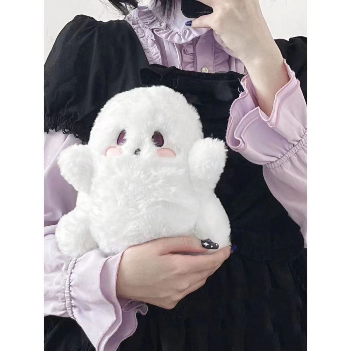 Новый рюкзак Ghost Imp, Женская Персонализированная плюшевая кукольная сумка, рюкзак в японском стиле с милыми героями мультфильмов