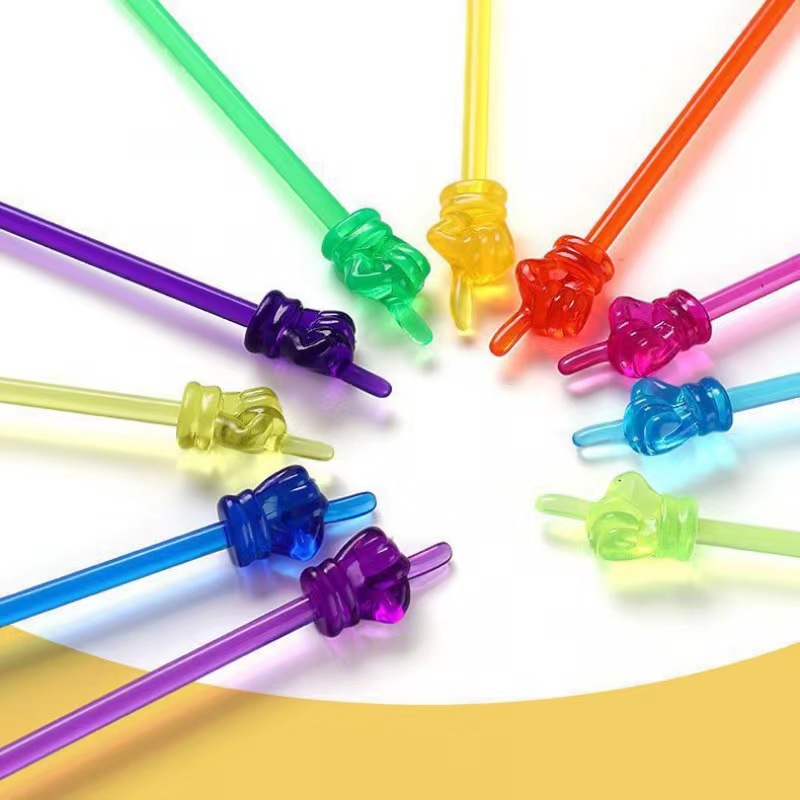 Factory wholesale children's finger reading stick resin high transparent picture book early education finger stick teachers blackboard point reading teaching aids