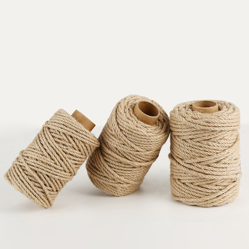 Hemp rope twine diy material thickness hand-woven mesh photo wall decoration net tag binding rope
