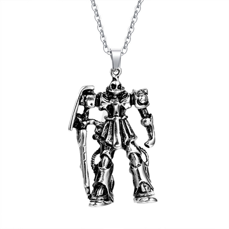 2023 hot sale Transformers robot necklace domineering hot sale men's jewelry Taobao fashion jewelry wholesale