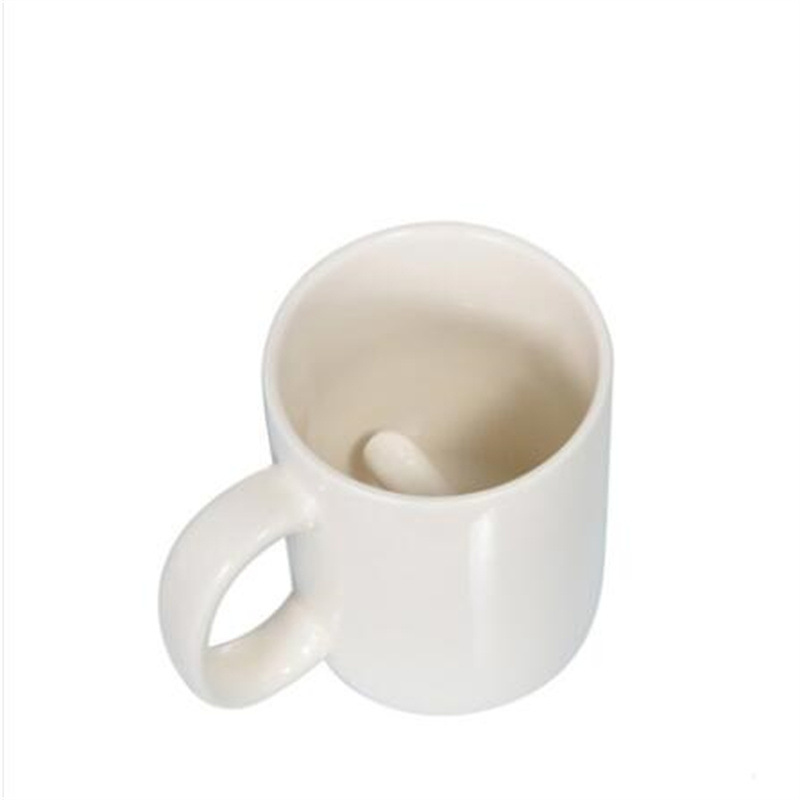 Cross-border hot sale middle finger Cup ceramic mug personalized middle finger Cup spoof fuck Cup vertical middle finger finger Cup