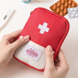 Portable Medical Bag Medicine Storage Bag Going Out Small Medical Bag Travel Storage First Aid Bag Macaron Color