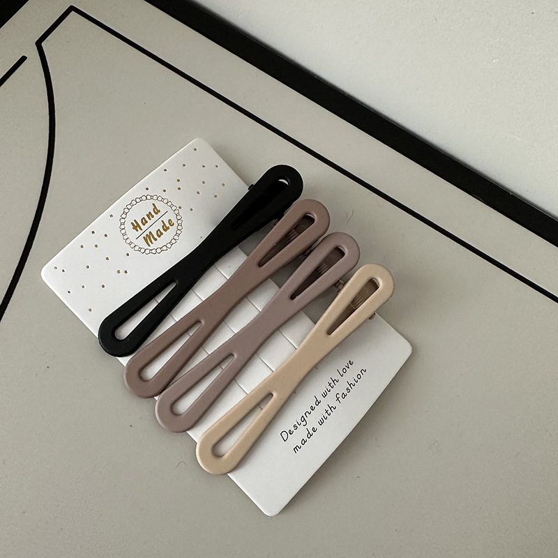 Curry Farbe Haarnadel Kombination Retro Elegante Gebrochen Haar Pony Clip Entenschnabel Clip Haar Zubehör Textur Haarnadel Frauen Hohe Sinn_voghion.com