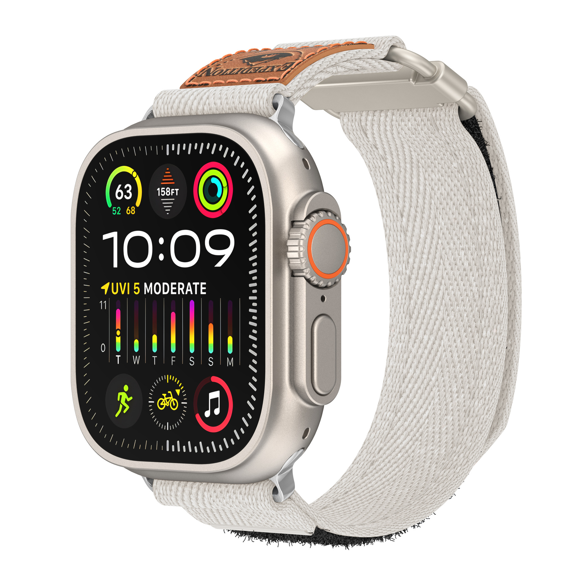 For Apple Watch5678910 Generation SE Watch Strap iWatch Nylon Leather Standard Apple Strap
