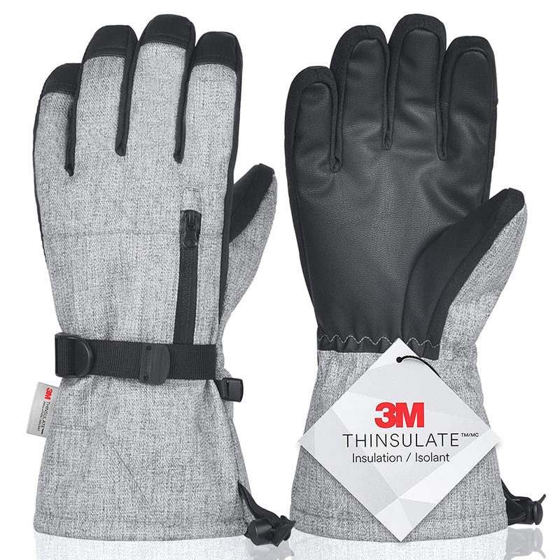 Cross-border winter cold-proof mountaineering touch screen ski gloves riding antifreeze winter gloves velvet sports warm gloves