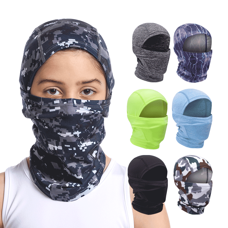 Summer children's outdoor sports riding mask breathable sun protection scarf UV protection sports Hood sun protection mask