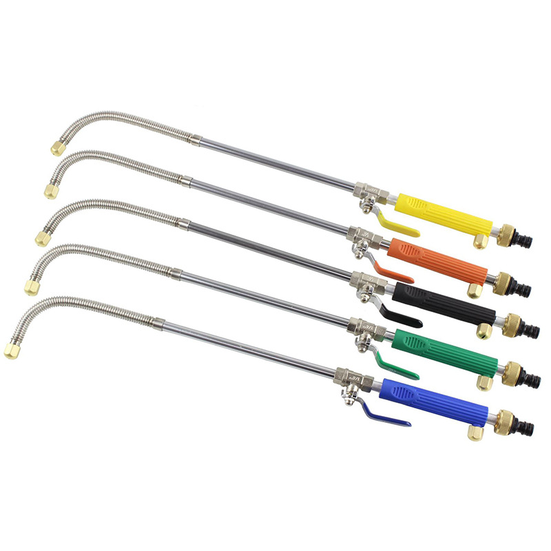 Cross-border factory direct household car wash garden high pressure washing metal adjustable water gun