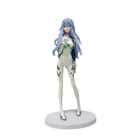 Gospel warrior EVA mingrixiang long hair blue booli hand-made theater version final anime hand-made model ornaments