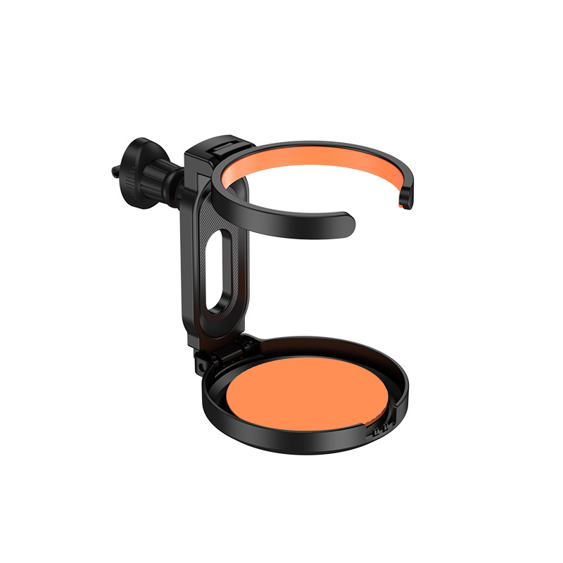 New product car water cup holder multifunctional foldable car air outlet beverage holder ashtray fixing frame cross-border