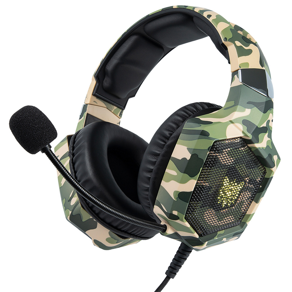 In stock cross-border ONIKUMA K8 camouflage K1PRO e-sports X27 game PS4 headset wired wholesale