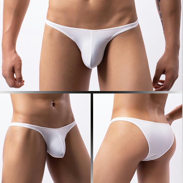 アマゾン速売通欧米男性低腰下着頭セクシーメッシュ通気三角パンツビキニE-091