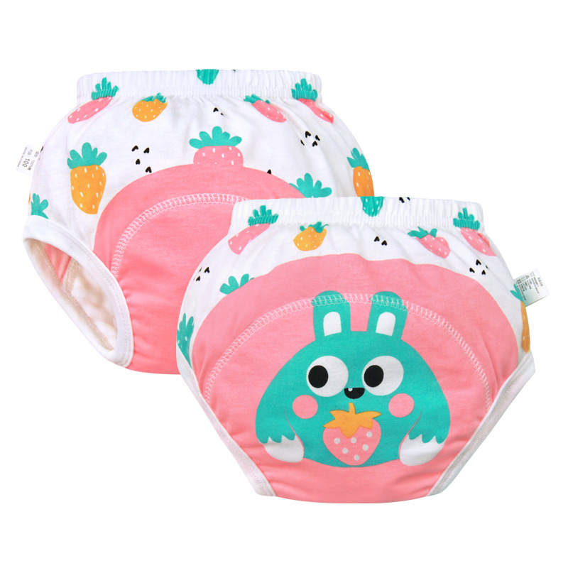 Baby Training Pants Baby Toilet Children's Underwear Diaper Pants Gauze Diaper Pants Quit Diaper Pure Cotton Summer Spring