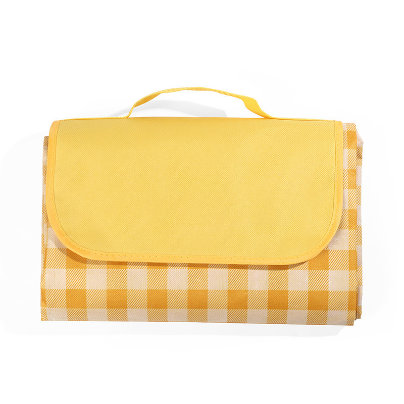 Picnic mat printed LOGO spot Oxford cloth outdoor picnic cloth waterproof picnic blanket moisture-proof mat beach mat wholesale