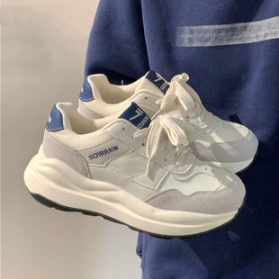 Waffle Forrest Gump Shoes Women's Spring and Autumn 2023 New Thick-soled All-match Torre Shoes Casual Retro Lightweight Sports Shoes