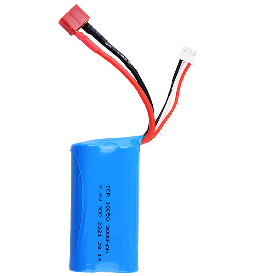 Foreign trade supply factory sales 18650 7.4V 3000MAH remote control toy off-road vehicle helicopter ship lithium battery pack