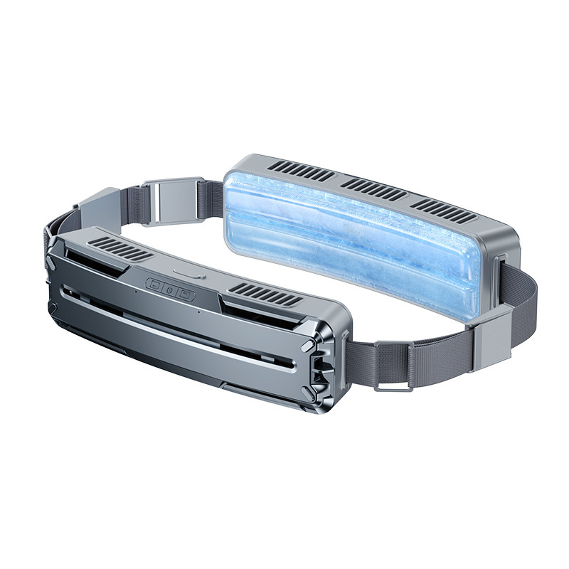 24 Cross-border Explosions New Ice Compress Refrigeration Belt Fan Portable Small Fan Outdoor Bladeless Waist Fan