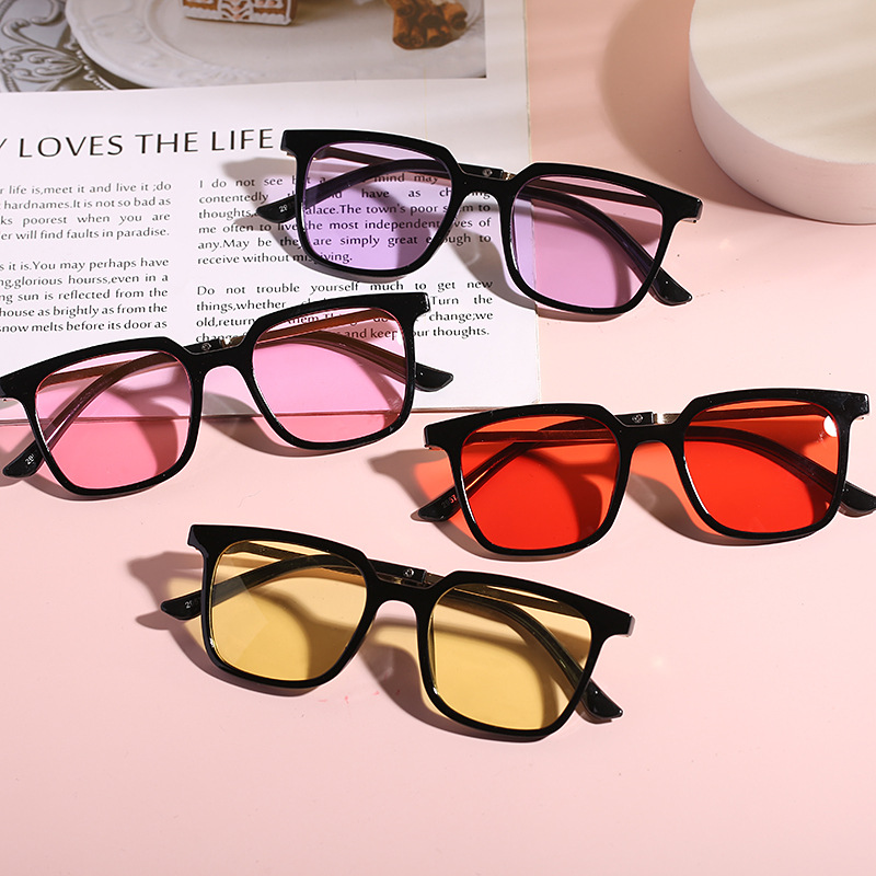 Square Ocean Tablet Children's Sunglasses Personalized Sunshade Sunscreen Children's Sunglasses UV Protection Baby Glasses for Men and Women