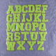 8cm Green set of 26 letters