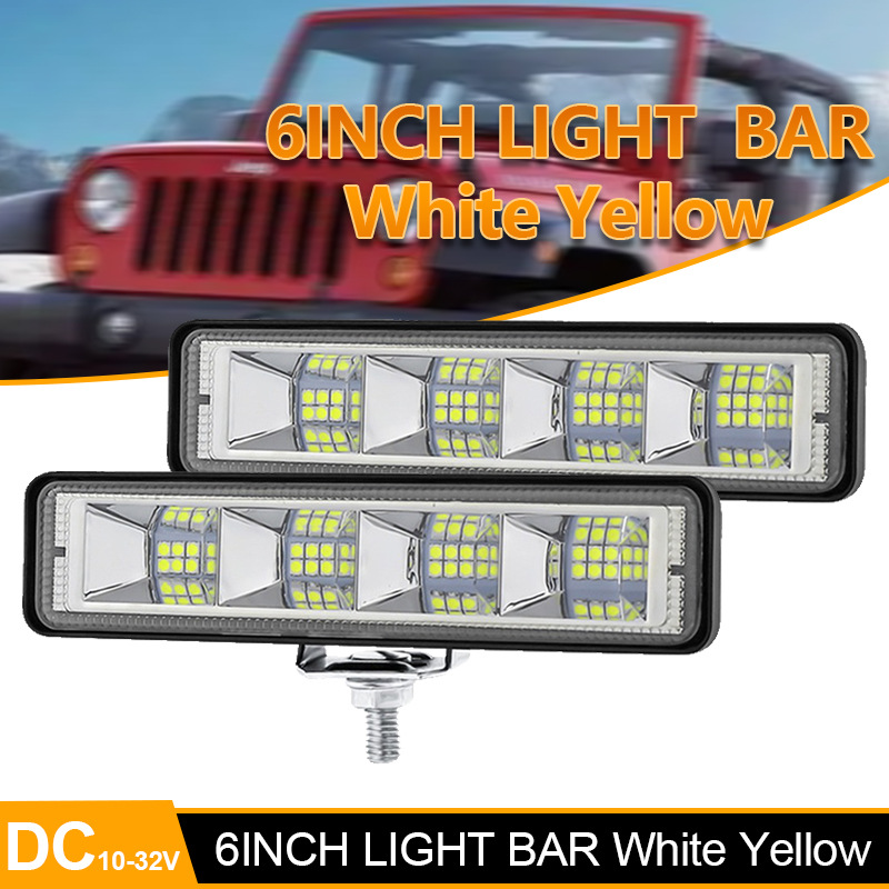 YGZ factory direct sales line-shaped 24 lights 72W LED work lights off-road motorcycle refit lights