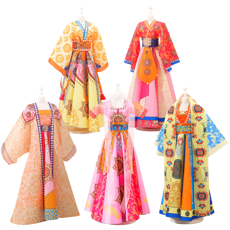 Children's Handmade DIY Costume Design Clothes Making Materials Kindergarten Girl's Handsome Costume Costume