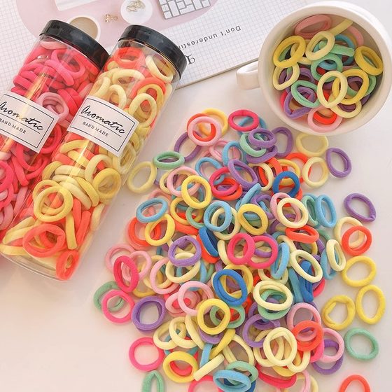 Children's baby rubber band does not hurt hair elastic towel ring cute high-value small hair ring girls hair rope hair accessories