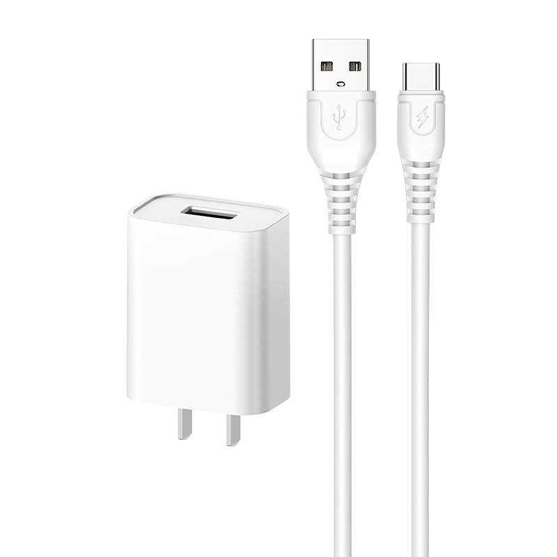 Le sugar 3C certified charging suit applicable to iPhone Android Type-C fast charge 2A flash charger data cable
