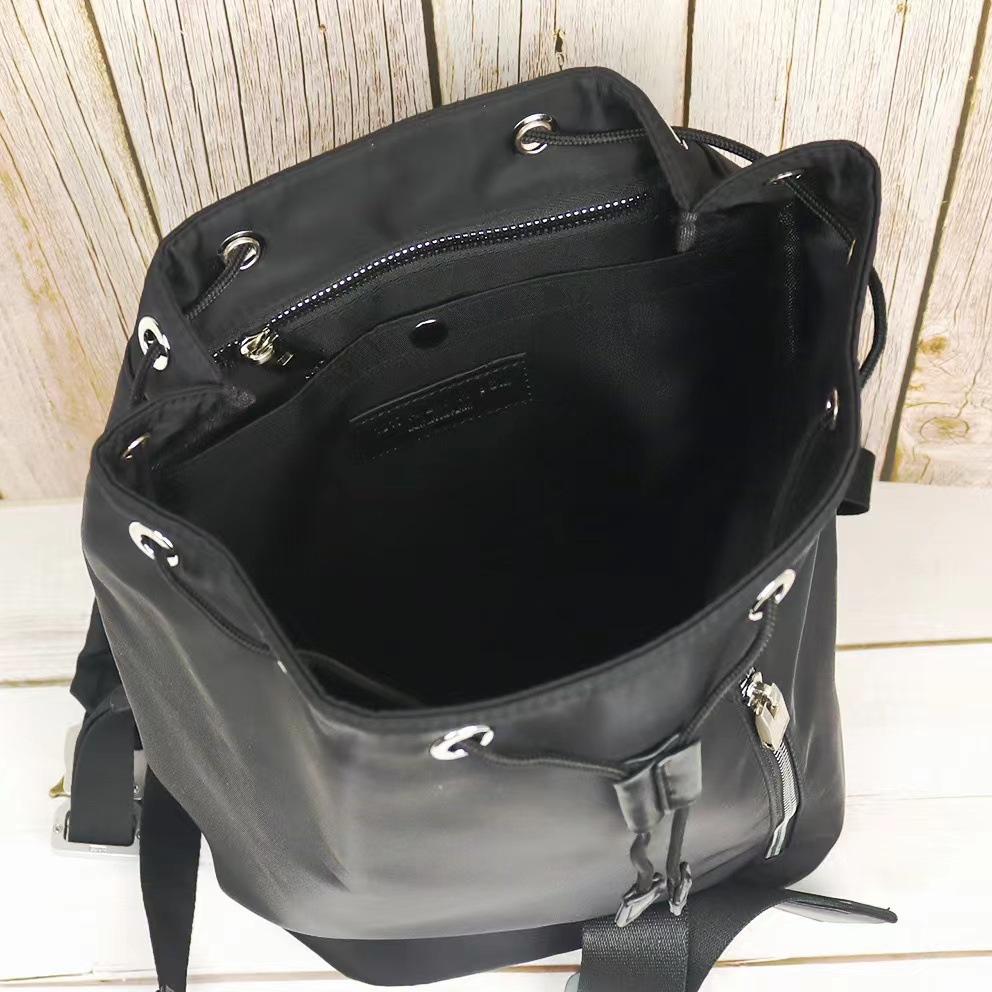 1017Alyx Small Backpack Black Men's High Street Trendy Brand Hip Hop Tactical Backpack Student Bag