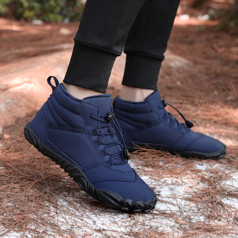 Rūpnīcas tiešie pārrobežu ziemas flīsa oderēti ūdensnecaurlaidīgi piecu pirkstu sniega zābaki, silti un ērti pāru augstpapēžu ikdienas kokvilnas apavi._voghion.com