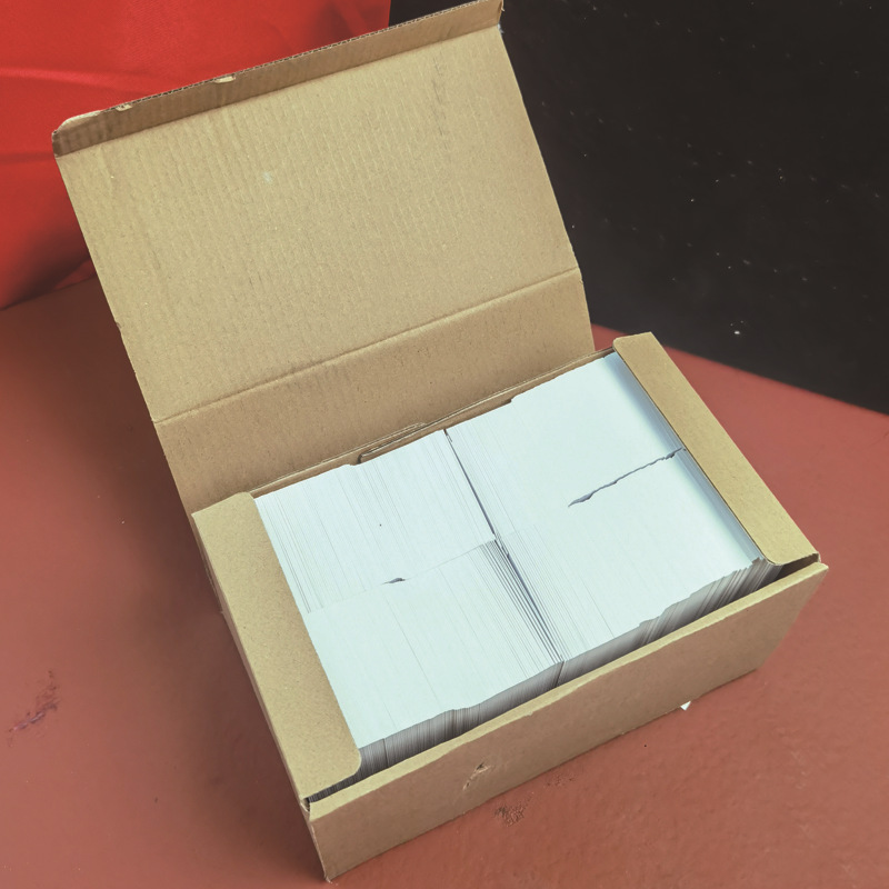Creative small fresh coated paper after-sales business high-end production take-out ticket business card praise feedback thank you card