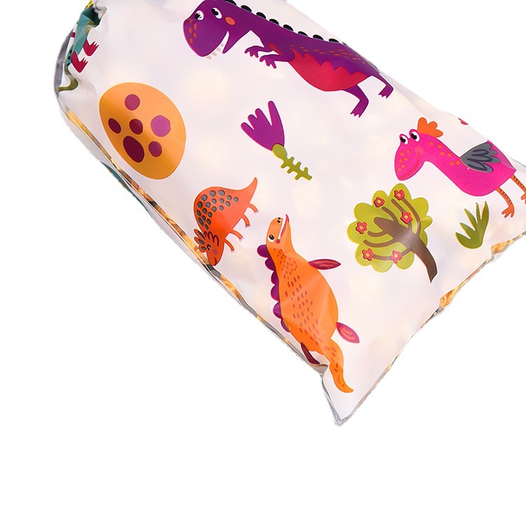 New Amazon animal candy bag opp flat pocket Children's Day gift bag cute dinosaur candy bag