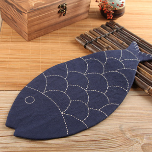 diy Handmade Embroidery Material Bag Kit Fabric Tea Mat Coaster Creative Gift Stitch Embroidery Beginner Material Bag