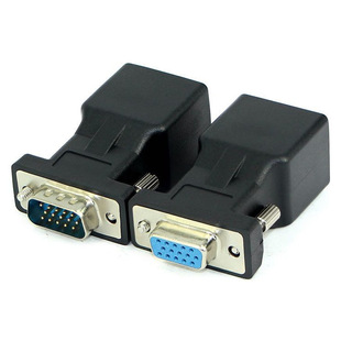 VGA к RJ45 адаптер vga к rj45 одиночный сетевой кабель расширенный сигнал усиленный сетевой кабель к DB9 разъем