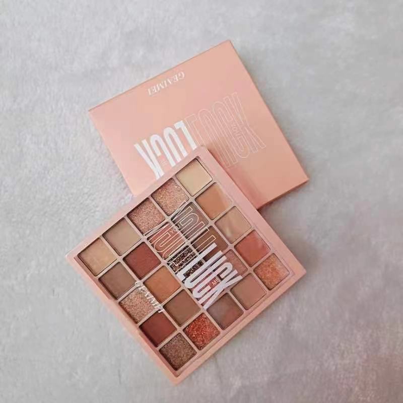In stock 25 color eyeshadow plate pearlescent Matt earth color glitter student cheap eyeshadow