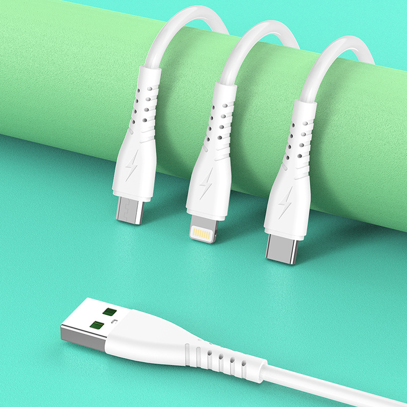 Wholesale cross-border 6A fully compatible flash charging data cable for iPhone Android data cable Type-c flash charging 6A