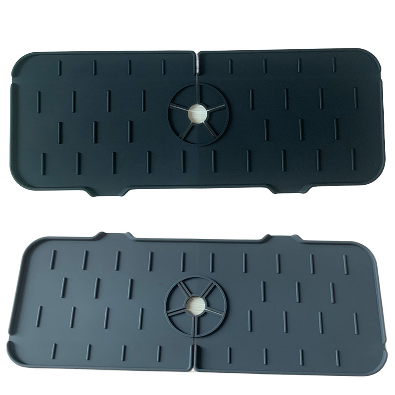 Factory direct supply silicone drain pad kitchen drying pad silicone drain pad fruit and vegetable pots and pans drain